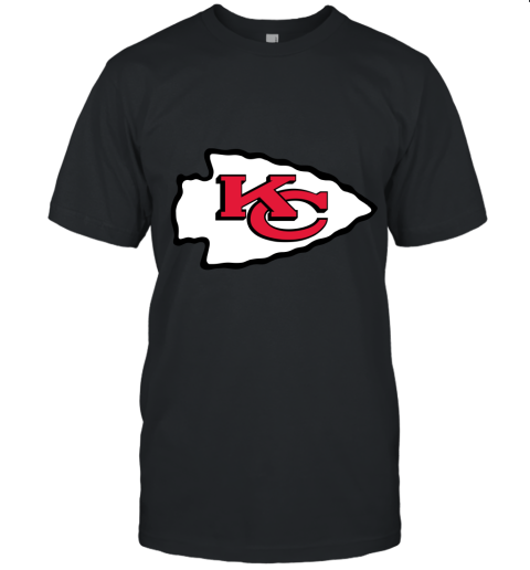 Kansas City Chiefs Line Gray Victory Arch Unisex Jersey Tee