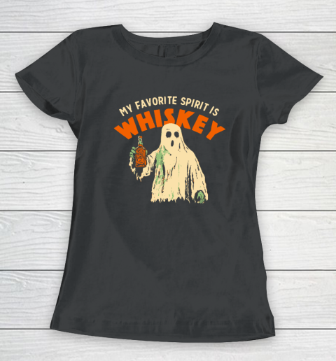 My Favorite Spirit Is Whiskey Halloween Women's T-Shirt