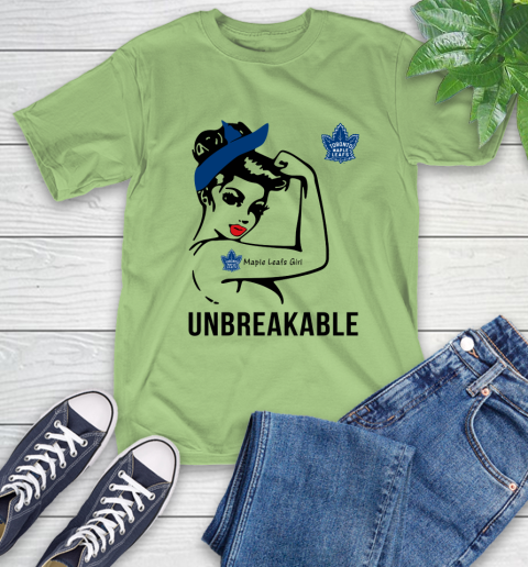 NHL Toronto Maple Leafs Girl Unbreakable Hockey Sports T-Shirt 9