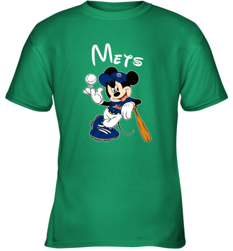 Baseball Mickey Team New York Mets Youth T-Shirt 