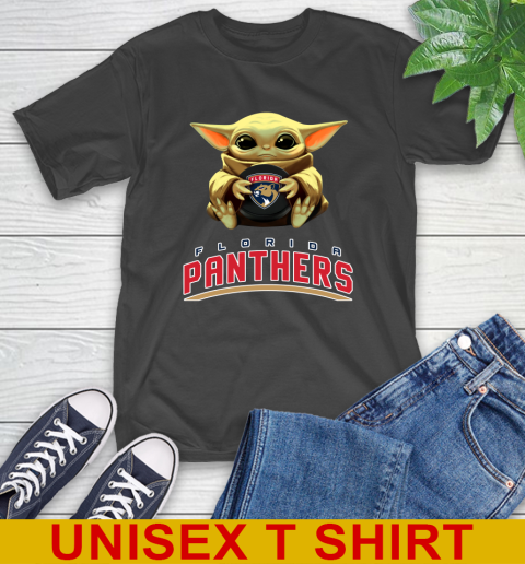 NHL Hockey Florida Panthers Star Wars Baby Yoda Shirt 2