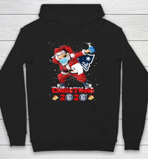 New England Patriots Funny Santa Claus Dabbing Christmas 2020 NFL Hoodie