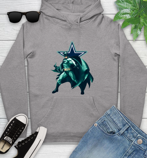 NFL Batman Football Sports Dallas Cowboys Youth Hoodie 6