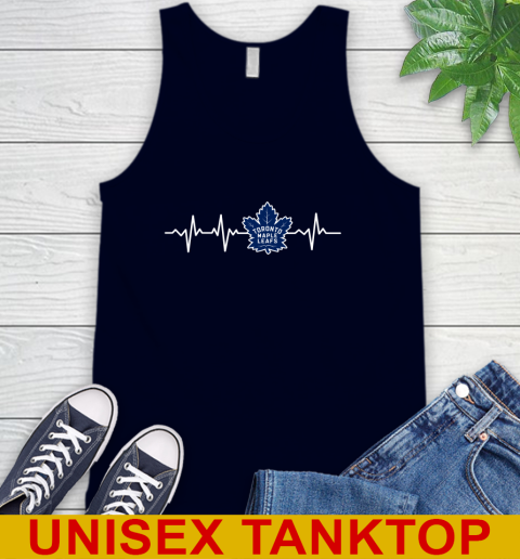 Toronto Maple Leafs NHL Hockey Heart Beat Shirt Tank Top 2