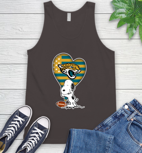 Jacksonville Jaguars NFL Football The Peanuts Movie Adorable Snoopy Tank Top 7