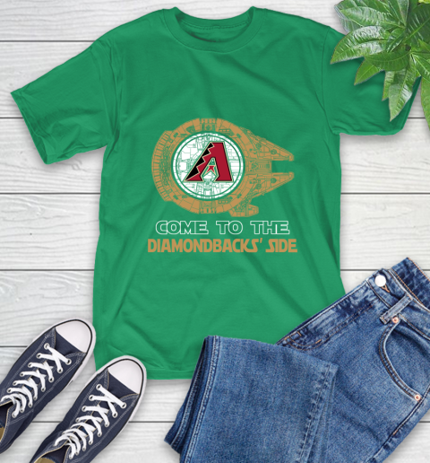 MLB Come To The Arizona Diamondbacks Side Star Wars Baseball Sports T-Shirt 7