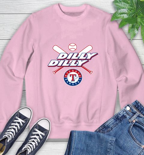MLB Texas Rangers Dilly Dilly Baseball Sports Sweatshirt 9