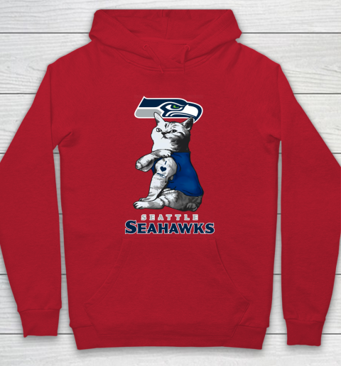 NFL Football My Cat Loves Seattle Seahawks Hoodie 7