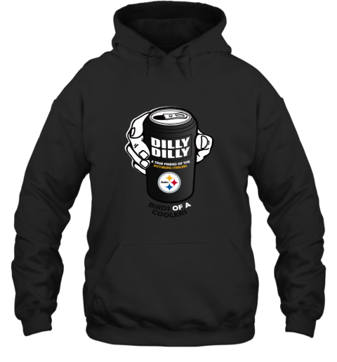 Bud Light Dilly Dilly! Pittburg Steelers Birds Of A Cooler Hoodie