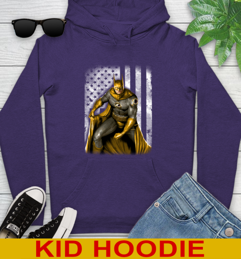 Washington Redskins NFL Football Batman DC American Flag Shirt Youth Hoodie 5
