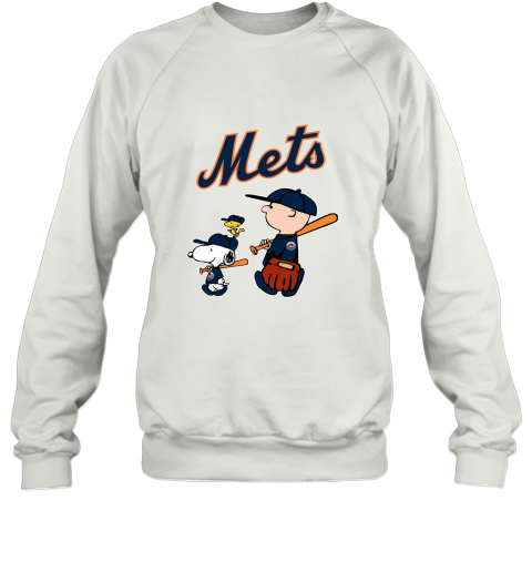 New York Mets Let's Play Baseball Together Snoopy MLB Sweatshirt