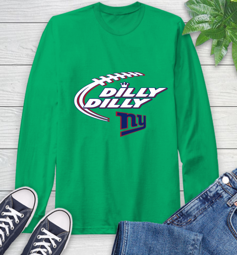NFL New York Giants Dilly Dilly Football Sports Long Sleeve T-Shirt 7