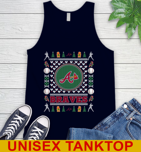 Atlanta Braves Merry Christmas MLB Baseball Loyal Fan Tank Top 2
