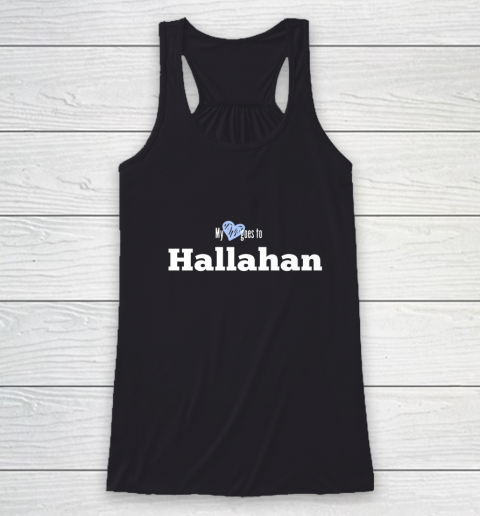 My Heart Goes to Hallahan Racerback Tank