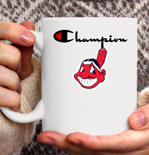 MLB Baseball Cleveland Indians Champion Shirt Ceramic Mug 11oz
