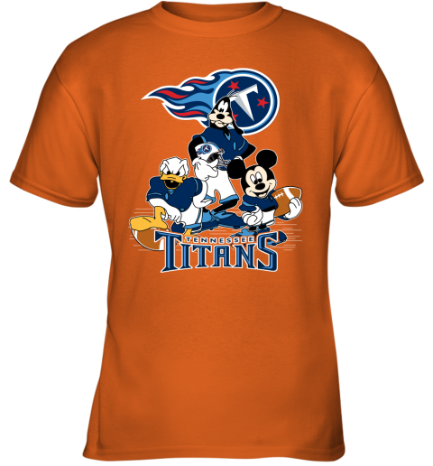 NFL Tennessee Titans Mickey Mouse Donald Duck Goofy Football T Shirt qVQzryuVNLP youth t shirt 26 95 151514 front safety orange