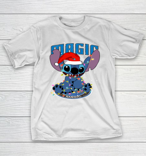Orlando Magic NBA noel stitch Basketball Christmas T-Shirt