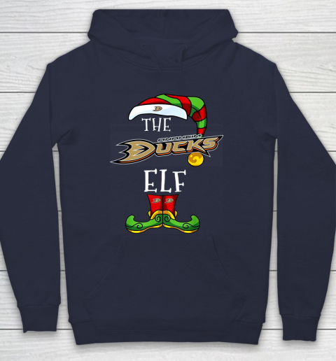 Anaheim Ducks Christmas ELF Funny NHL Hoodie 2