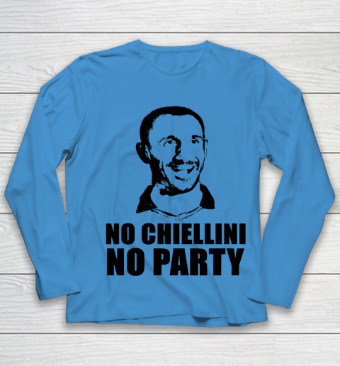 No Chiellini, No Party Italia Champion Euro Player Youth Long Sleeve 4