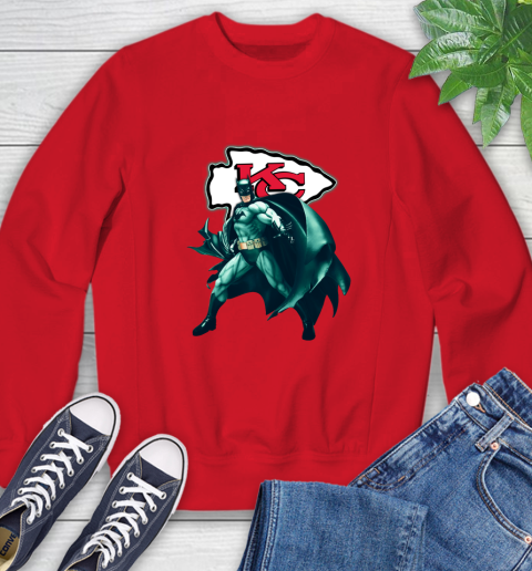 NFL Batman Football Sports Kansas City Chiefs Sweatshirt 10