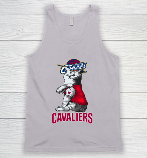NBA Basketball My Cat Loves Cleveland Cavaliers Tank Top 3