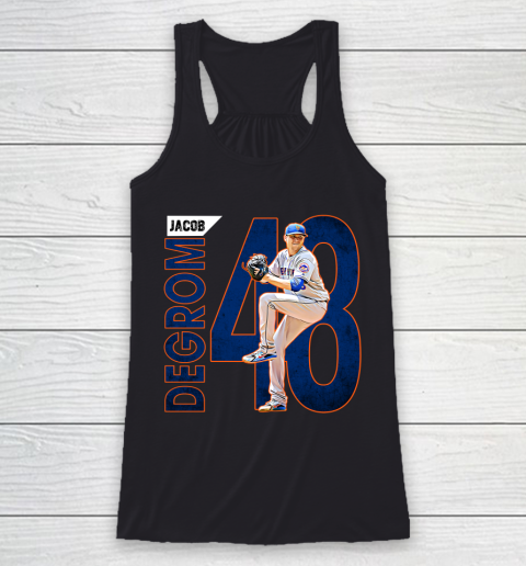 Jacob deGrom baseball idol number 48 vintage retro gift for fans and lovers Racerback Tank