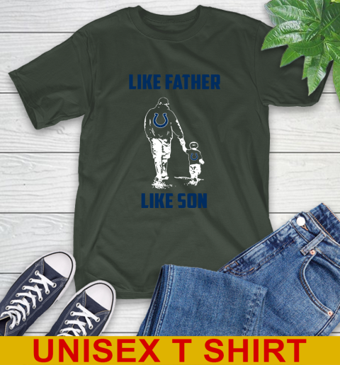 Indianapolis Colts NFL Football Like Father Like Son Sports T-Shirt 6