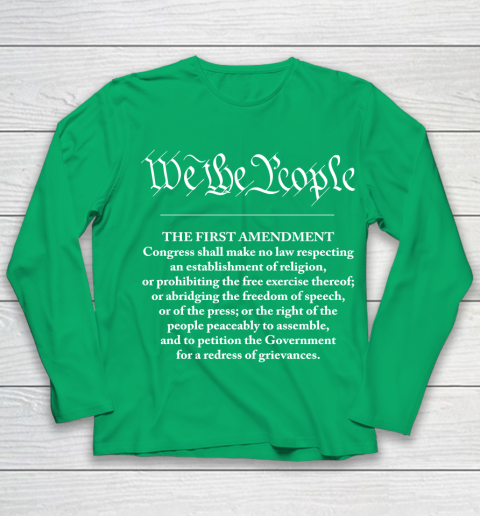 We The People  First Amendment Youth Long Sleeve 4