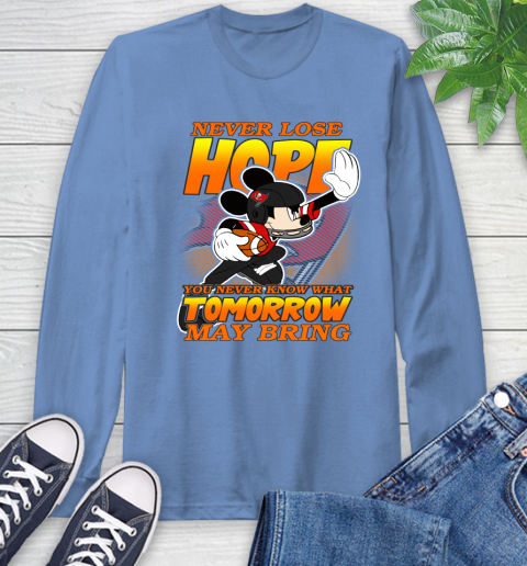 Tampa Bay Buccaneers NFL Football Mickey Disney Never Lose Hope Long Sleeve T-Shirt 12