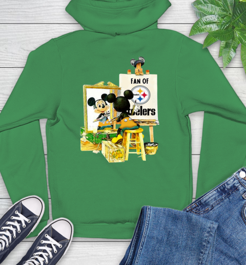 NFL Football Pittsburgh Steelers Mickey Drawing Shirt 21