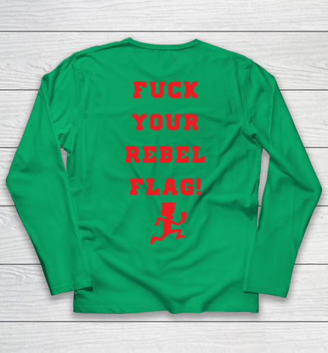 Fuck your rebel flag Youth Long Sleeve 12