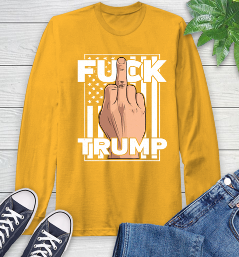 Fuck Trump Middle Finger Anti Republican T Shirt 55