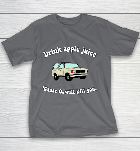 Drink Apple Juice Funny Youth T-Shirt 5
