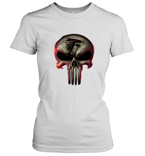 Atlanta Falcons The Punisher Mashup Football Women's T-Shirt