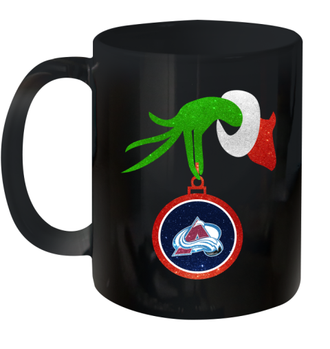 Colorado Avalanche Grinch Merry Christmas NHL Hockey Ceramic Mug 11oz 2