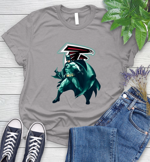 NFL Batman Football Sports Atlanta Falcons Women's T-Shirt 5
