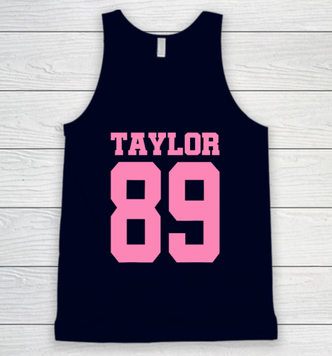 Pink Numbers Taylor 89 Tank Top 2