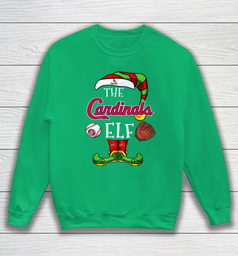 St.Louis Cardinals Christmas ELF Funny MLB Sweatshirt 5