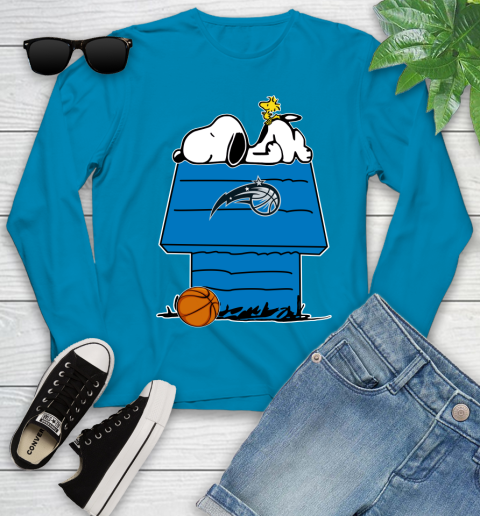 Orlando Magic NBA Basketball Snoopy Woodstock The Peanuts Movie Youth Long Sleeve 7