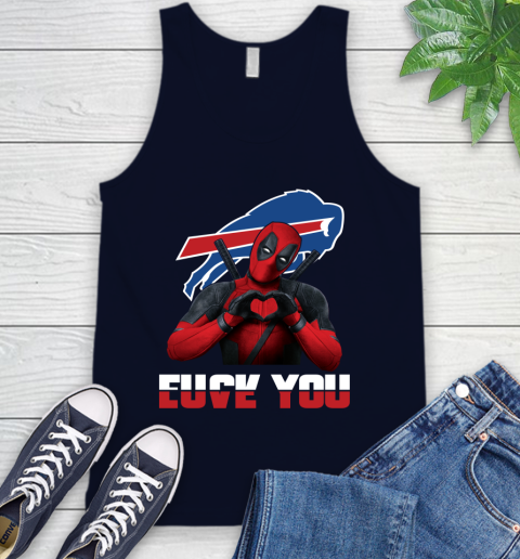 NHL Buffalo Bills Deadpool Love You Fuck You Football Sports Tank Top 2