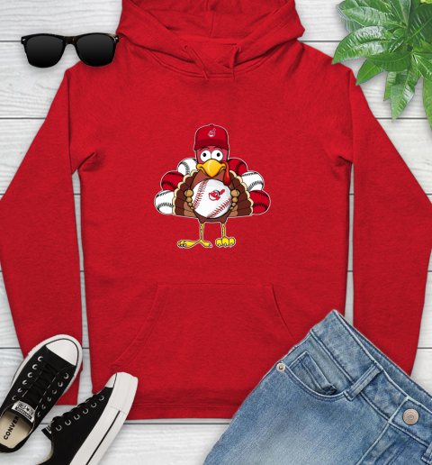 Cleveland Indians Turkey thanksgiving Youth Hoodie 11