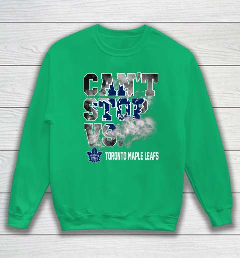 NHL Toronto Maple Leafs Hockey Can't Stop Vs Sweatshirt 5