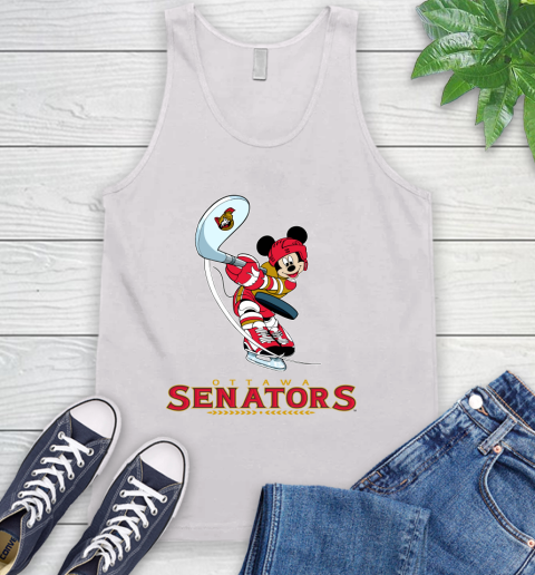 NHL Hockey Ottawa Senators Cheerful Mickey Mouse Shirt Tank Top 2