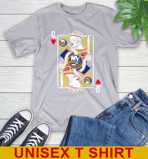 NHL Hockey New York Islanders The Queen Of Hearts Card Shirt T-Shirt 5