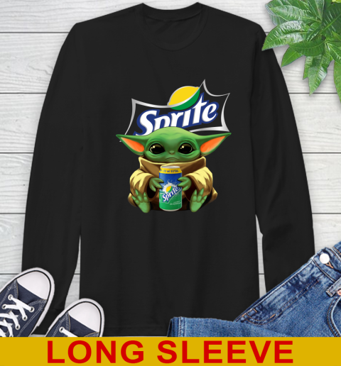 Star Wars Baby Yoda Hugs Sprite Soft Drink Shirt 59