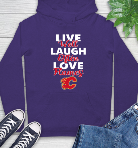 NHL Hockey Calgary Flames Live Well Laugh Often Love Shirt Hoodie 5