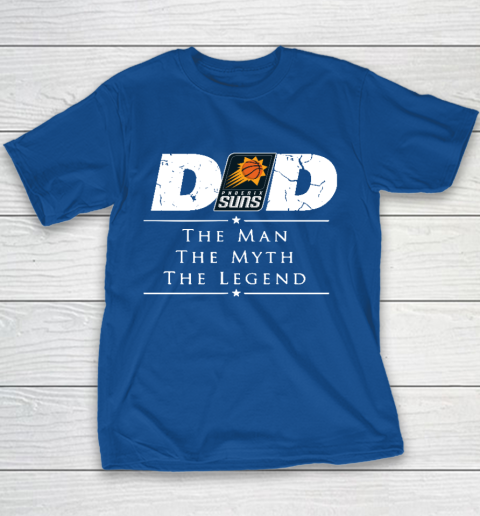 Phoenix Suns NBA Basketball Dad The Man The Myth The Legend Youth T-Shirt 6