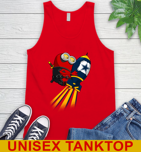 NFL Football Dallas Cowboys Deadpool Minion Marvel Shirt Tank Top 5