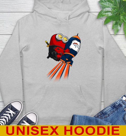 NFL Football Denver Broncos Deadpool Minion Marvel Shirt Hoodie 6