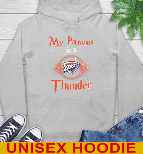 NBA Basketball Harry Potter My Patronus Is A Oklahoma City Thunder Hoodie 6